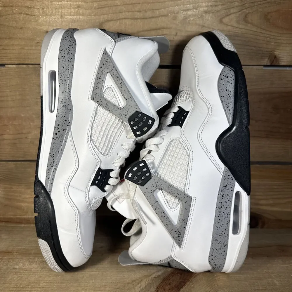 Size 11 Nike Air Jordan 4 Retro 2025 White Cement B-Grade Nike Refurb FV5029-100